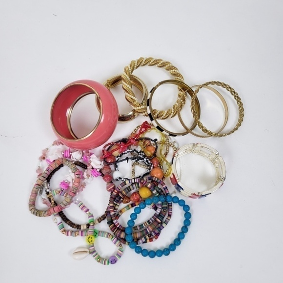 Bundle of Bangles Bracelets jewelry jewellery anklet anklets - Picture 11 of 11